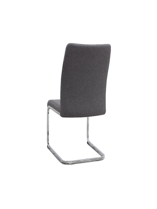 Laura Dining Room Fabric Chair Grey 42x58x98cm