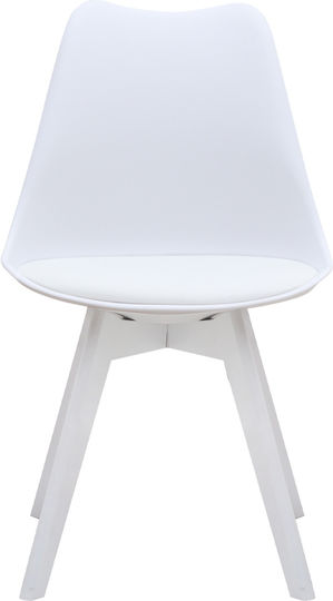 Viva Dining Room Polypropylene Chair White 48.5x54x80cm