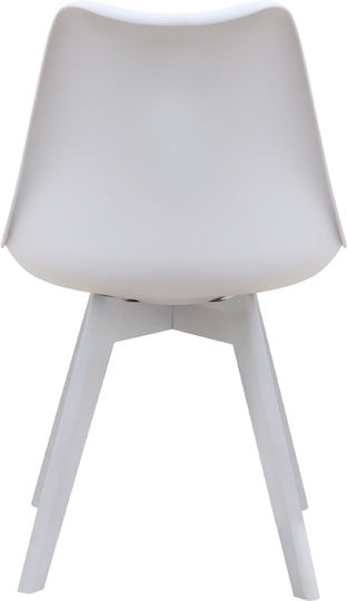 Viva Dining Room Polypropylene Chair White 48.5x54x80cm