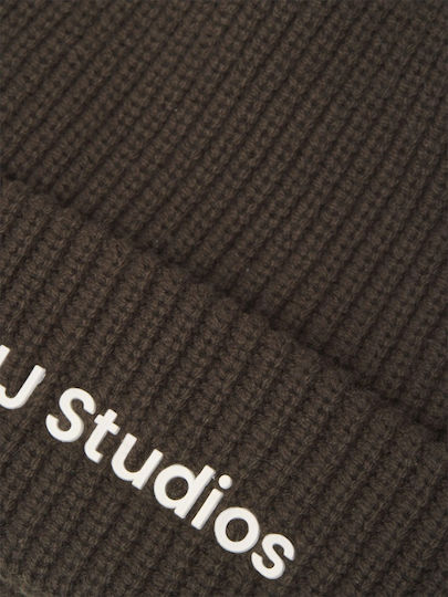 Beanie Männer Beanie Gestrickt in Braun Farbe