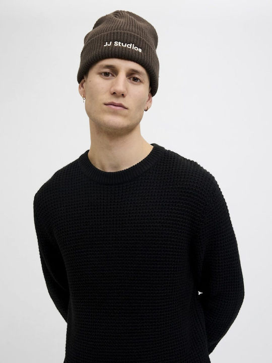 Beanie Beanie Knitted in Brown color