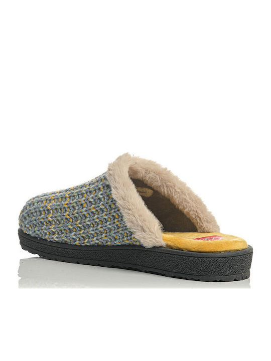 Anatomische Damen Hausschuhe Gray