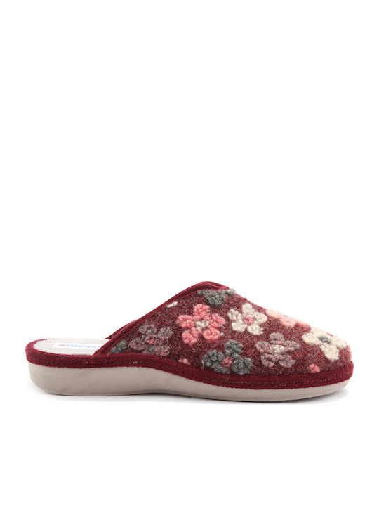 Winter Women's Slippers Burgundy