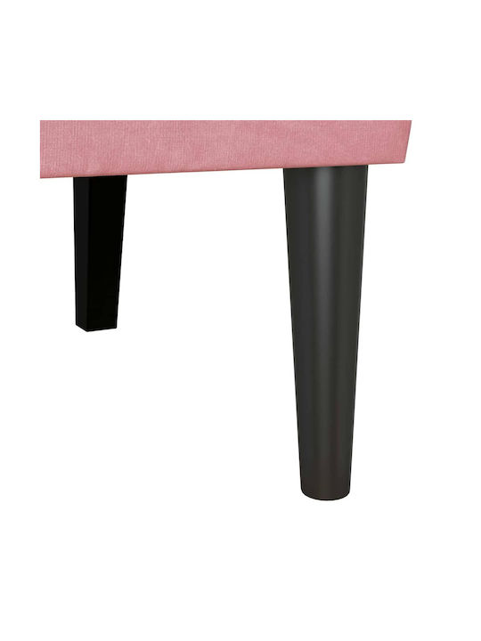 Canapea Cu Două Locuri Din Catifea Roz 112x65.5x75cm