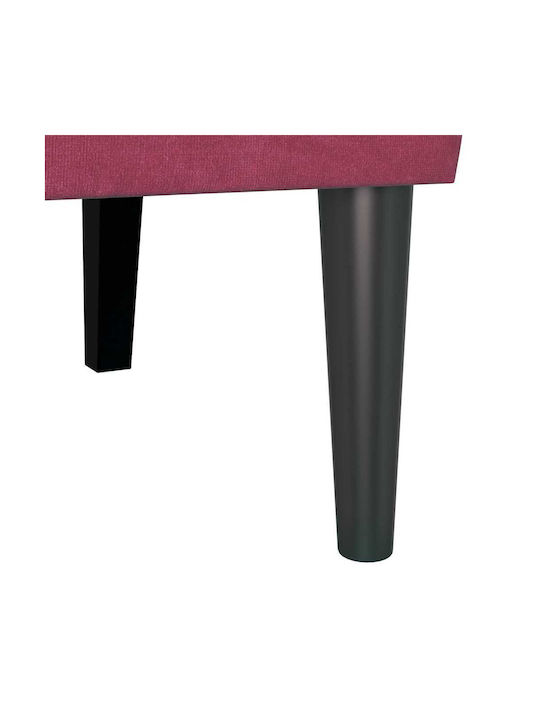 Διθέσιος Καναπές Βελούδινος Κόκκινο 112x65.5x75εκ.