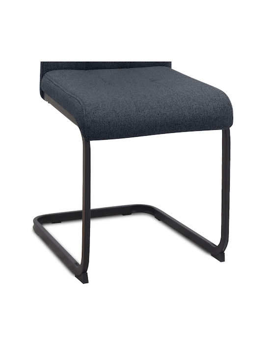 Laura Stühle Speisesaal Anthracite - Black 1Stück 42x58x98cm