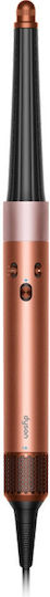 Dyson HS08 Airwrap i.d. Straight + Wavy Електрическа Четка за Коса с Въздух и Въртяща се Глава за Изправяне и Къдрици 1300W Кехлибарена Коприна/Розово Шампанско
