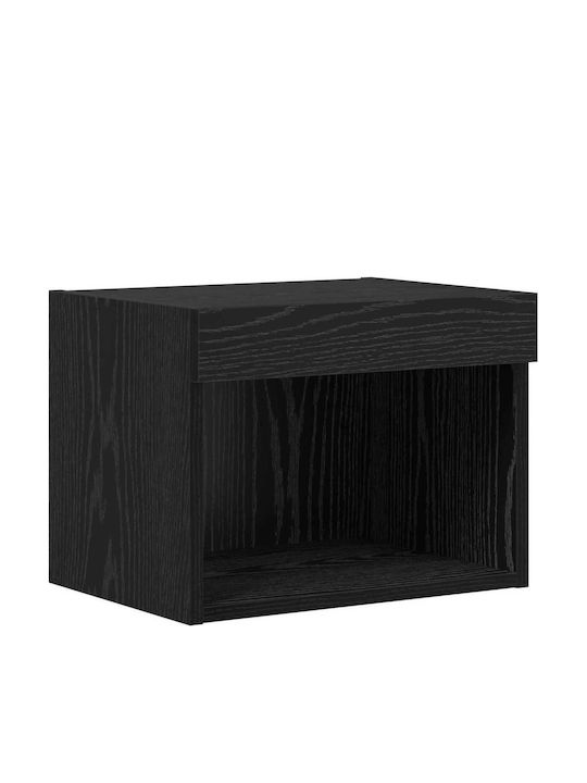 Wohnzimmer TV-Einheit Black Beech mit Beleuchtung L30.5xB30xH60cm