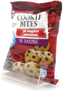 Allatini Biscuits Bites With Chips Chocolate 1pcs 70gr