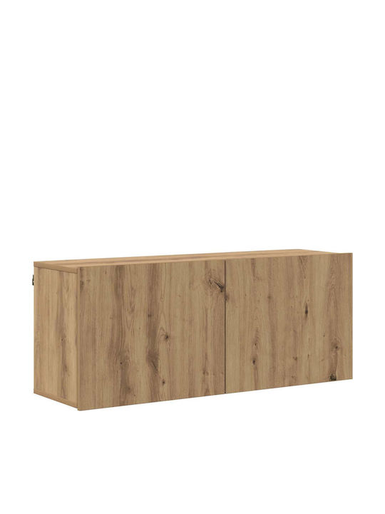 Living Room TV Unit Artisan Oak L40.5xW30xH102cm