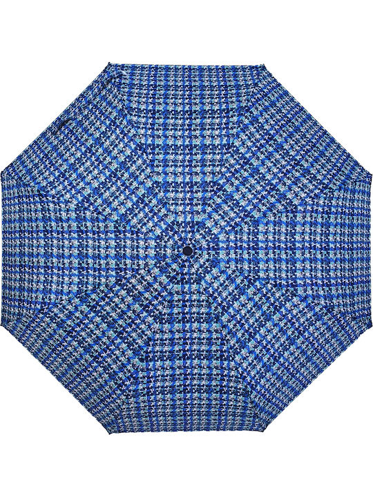 Gift-Me Winddicht Regenschirm Kompakt Blau