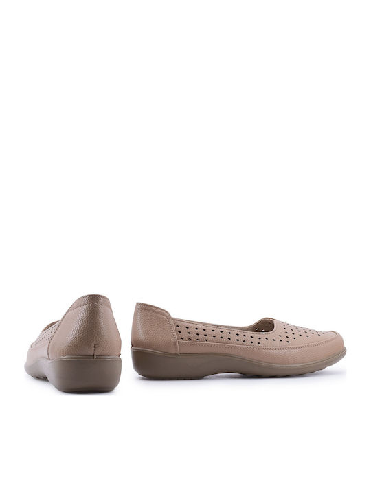 Γυναικεία Loafers σε Μπεζ Χρώμα