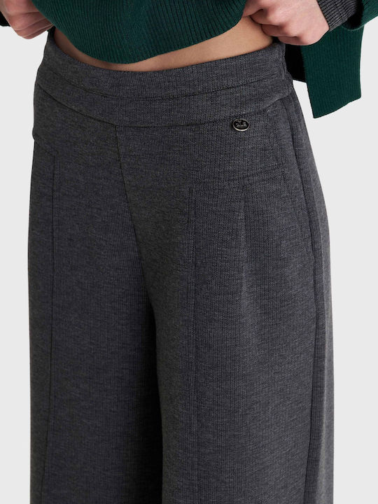 Jogger Women's Sweatpants with Elastic Grey