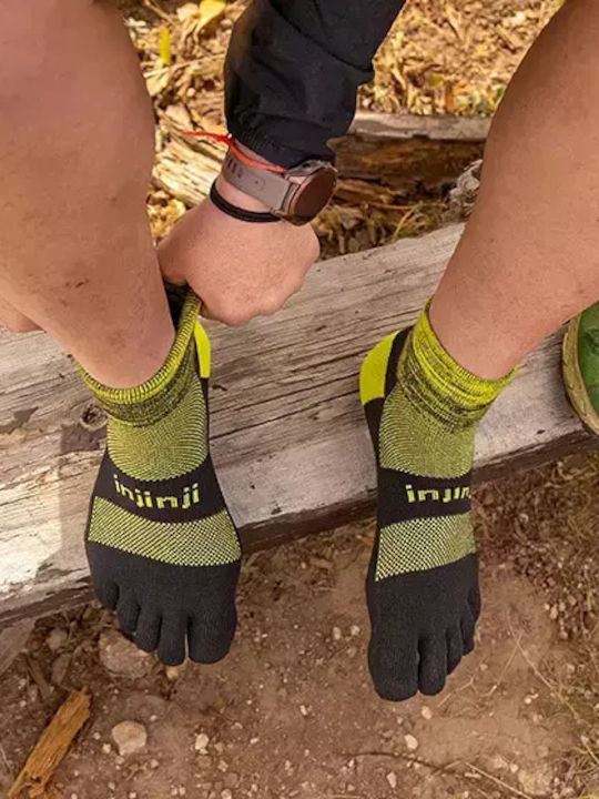 Injinji Trail Midweight Mini-crew Running Κάλτσες Κίτρινες 1 Ζεύγος