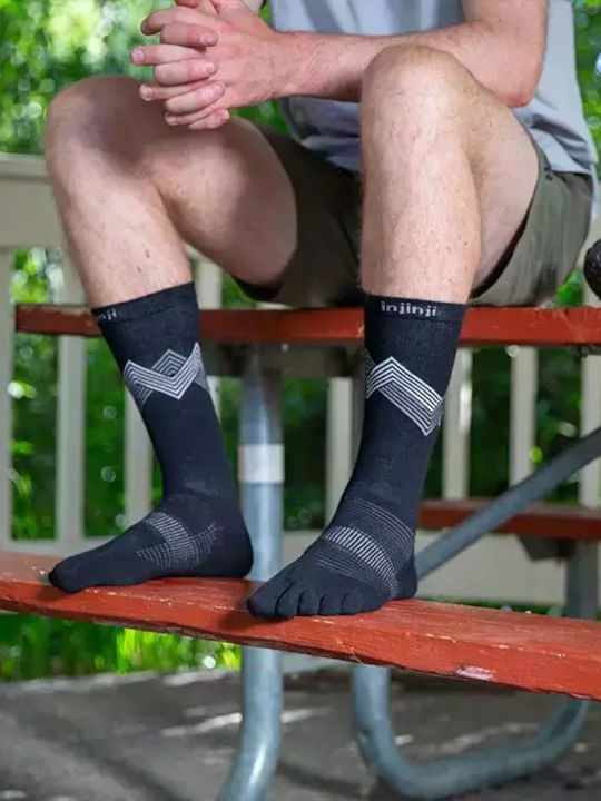 Injinji Lightweight Running Κάλτσες Μαύρες 1 Ζεύγος