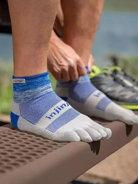 Injinji Trail Mini Running Κάλτσες Γκρι 1 Ζεύγος