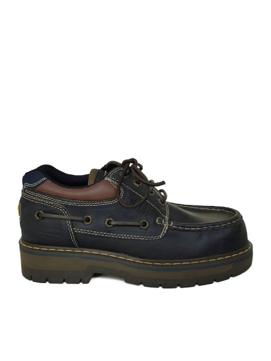 Men's Leather Moccasins Black