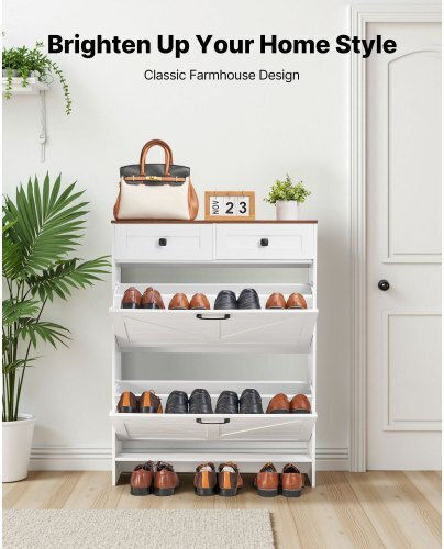 Wooden Shoe Organizer 80x24x105cm