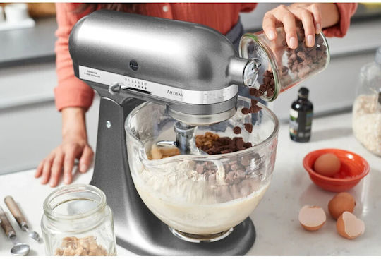 Kitchenaid 5KSM185PSEMS 5KSM185PSEMS Mixează 300W cu Vas din Oțel Inoxidabil 4.8lt