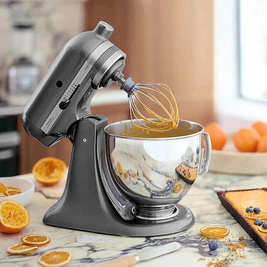 Kitchenaid 5KSM185PSEMS 5KSM185PSEMS Mixează 300W cu Vas din Oțel Inoxidabil 4.8lt