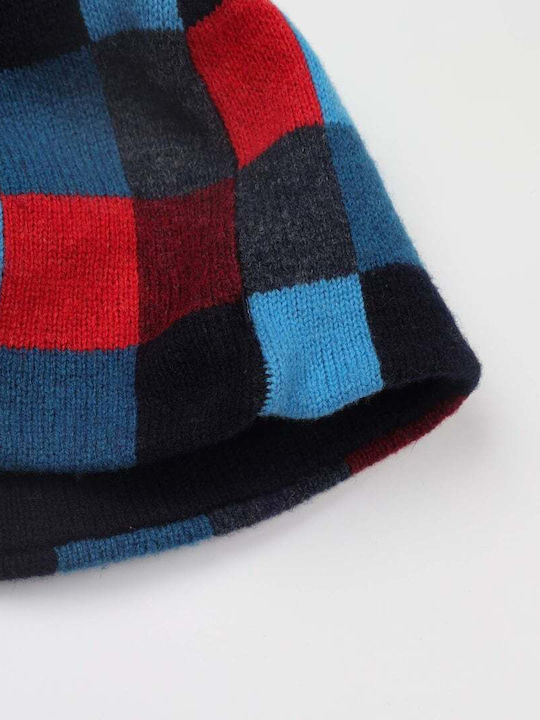 Beanie Unisex Σκούφος Πλεκτός σε Μπλε χρώμα