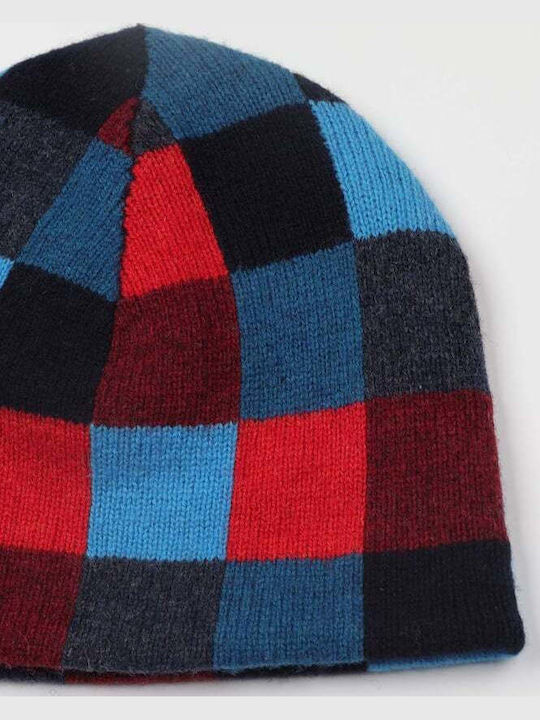 Beanie Unisex Σκούφος Πλεκτός σε Μπλε χρώμα