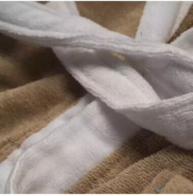 Serafino Kid's Bathrobe Beige