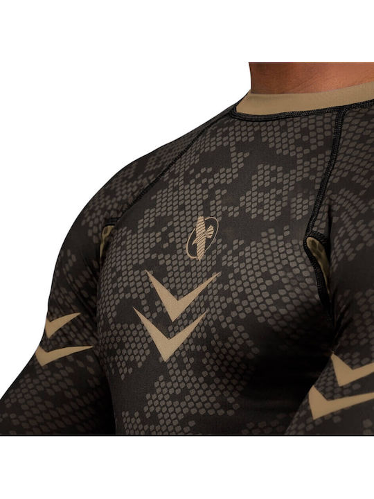Hayabusa Long Sleeve Shirt for Jiu-Jitsu Brown