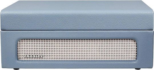 Crosley CR8017B-WB Βαλιτσάκι Πικάπ με Προενίσχυση και Ενσωματωμένα Ηχεία Μπλε