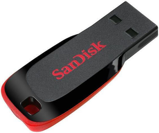 Sandisk Cruzer Blade 8GB USB 2.0 Stick Μαύρο