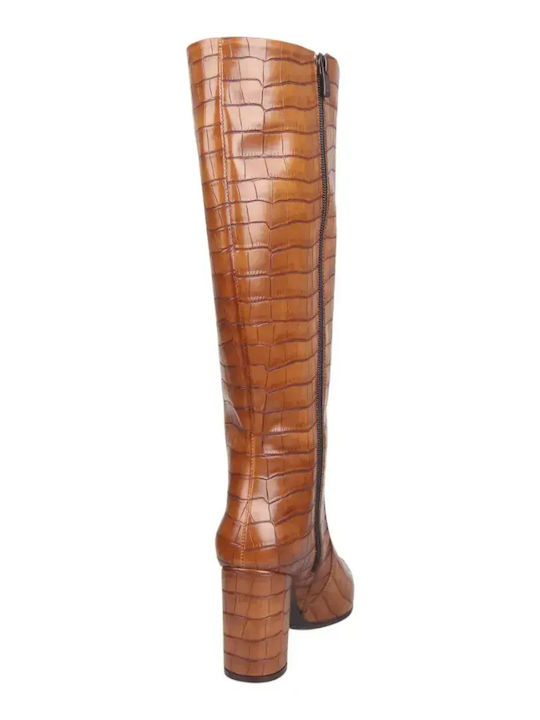 Cizme dama Καφέ Croco