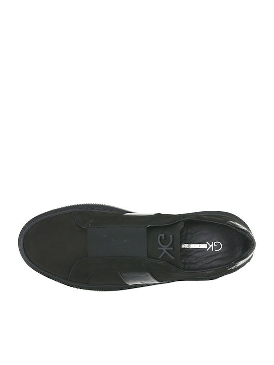 Herren Slip-Ons Schwarz