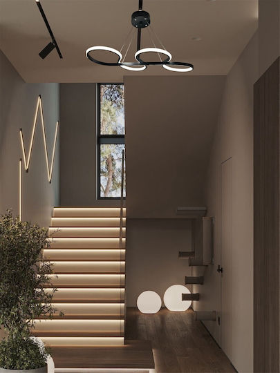Epiplo-Fos Pendant Light Black 65x35x80cm