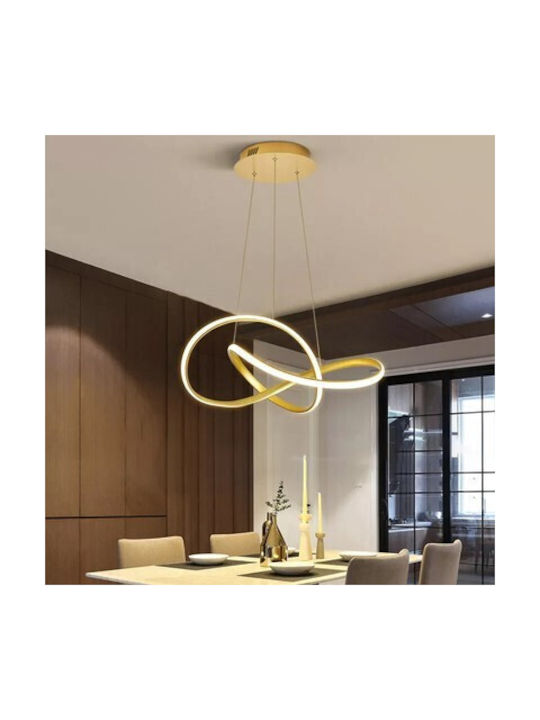 Powertech Hängelampe Gold 50x50x120cm.