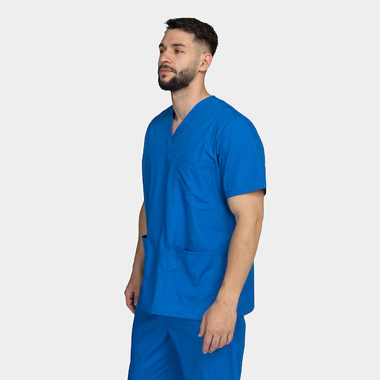 bwell Unisex Hose & Bluse Set Blau