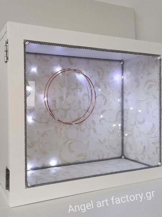 Корона Кутия Корниз Правоъгълена Бяла 40x50εκ.