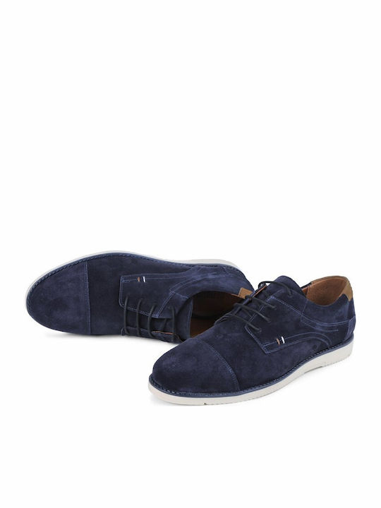 Wildleder Herren Freizeitschuhe Blau
