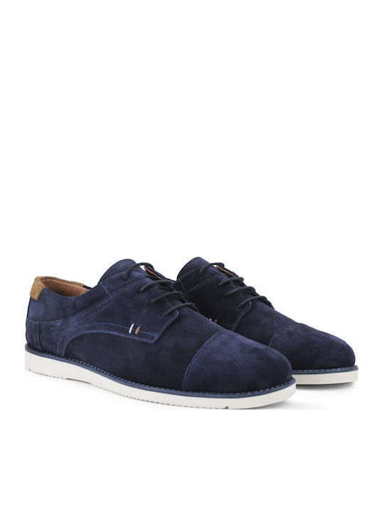 Wildleder Herren Freizeitschuhe Blau