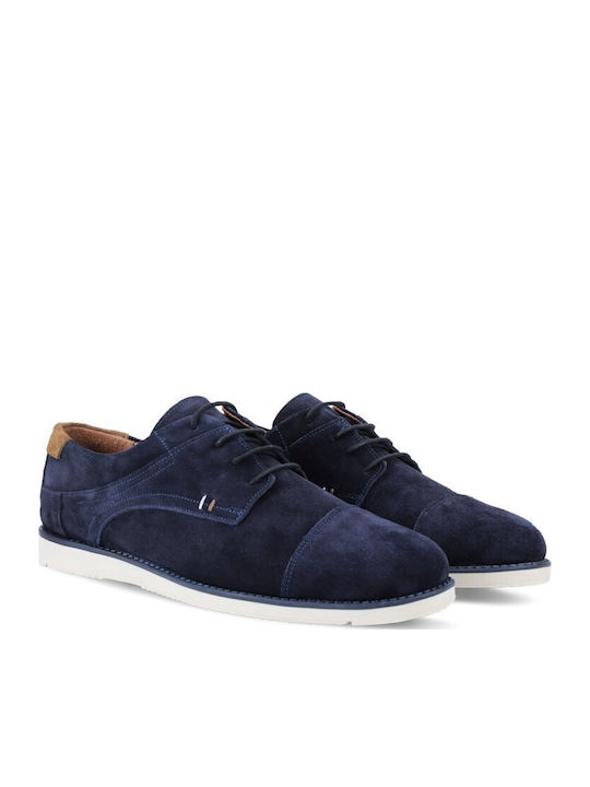 Wildleder Herren Freizeitschuhe Blau