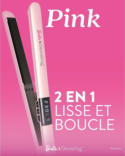 Demeliss Barbie Πρέσα Μαλλιών με Κεραμικές Πλάκες 54W