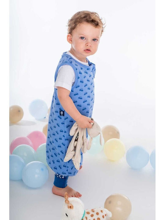 Baby Bliss Autumn Sleeping Bag with Feet Vroom Cars