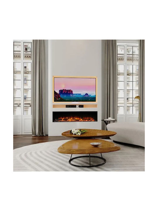 Charlton & Jenrick Irange I1500e Deep Wall Mounted Electric Fireplace 1500W Black