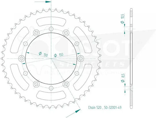 Esjot Rear Sprocket