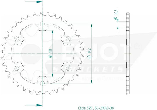 Esjot Rear Sprocket