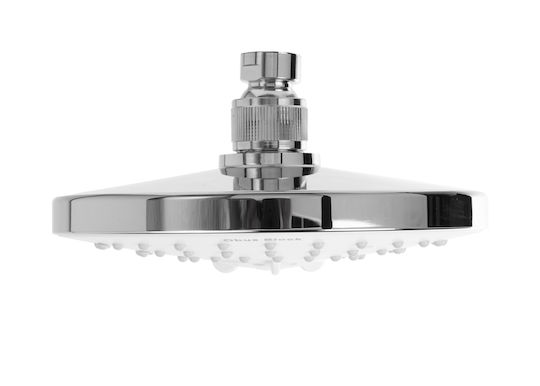 Obus Block Handbrausen Runde S3 Silber Chrome Silber