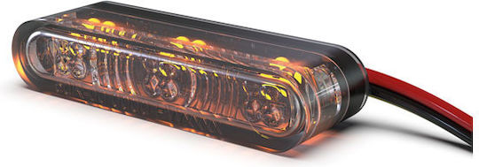 Harley Davidson Universelles Rücklicht Blinker Kombi ECE mit LED 'star-1mx Pro' Trittlicht für Motorräder
