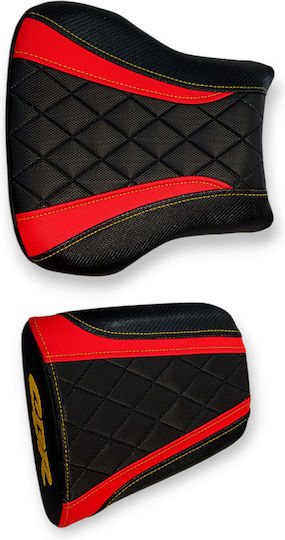 Honda Cbr600rr '03-'04 Anti-Slip Quilted Baklavato Seat Cover Yellow Stitches Logo