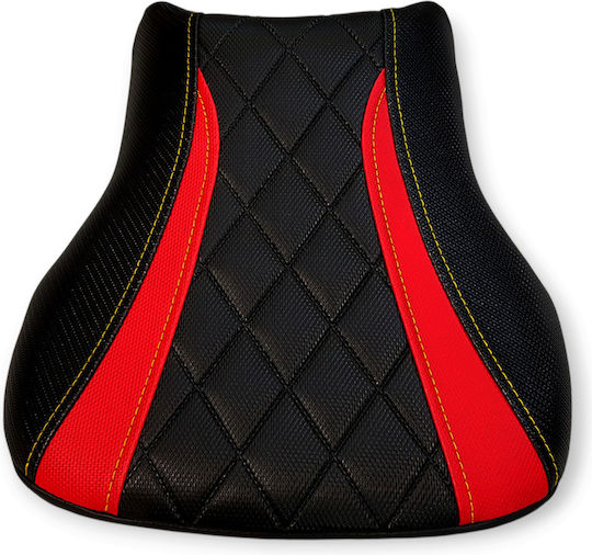 Honda Cbr600rr '03-'04 Anti-Slip Quilted Baklavato Seat Cover Yellow Stitches Logo