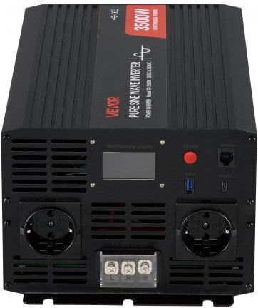 Vevor Car Inverter Pure Sinewave 3500W to Converter 12V DC in 230V AC