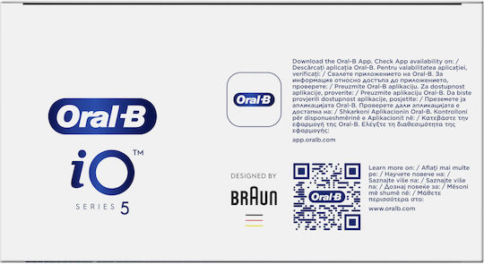 Oral-B IO Series 5 Elektrische Zahnbürste mit Drucksensor und Reisetasche Pink